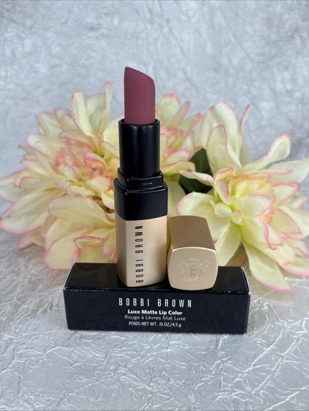 Bobbi Brown Luxe Matte Lipstick - Tawny Pink - Full Size New In Box Disc.